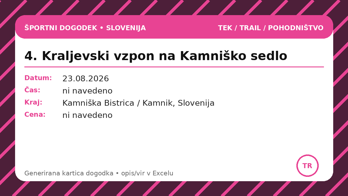4. Королевское восхождение на Камнишко седло