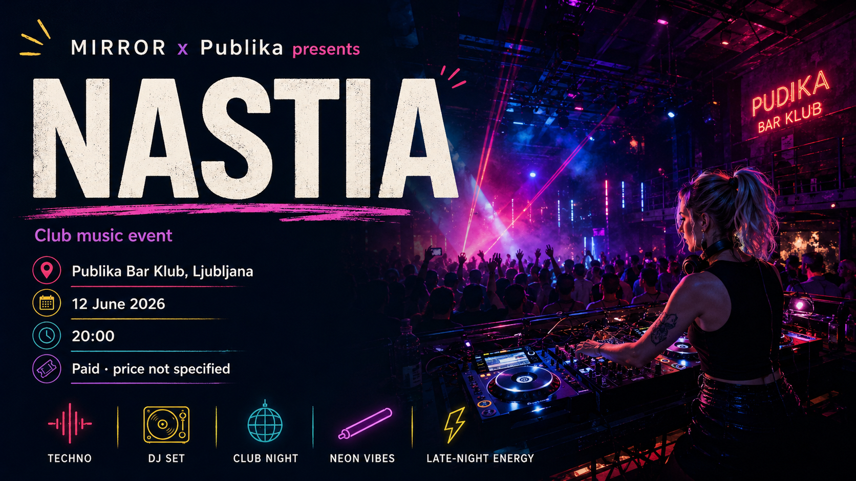 MIRROR x Publika представляет NASTIA