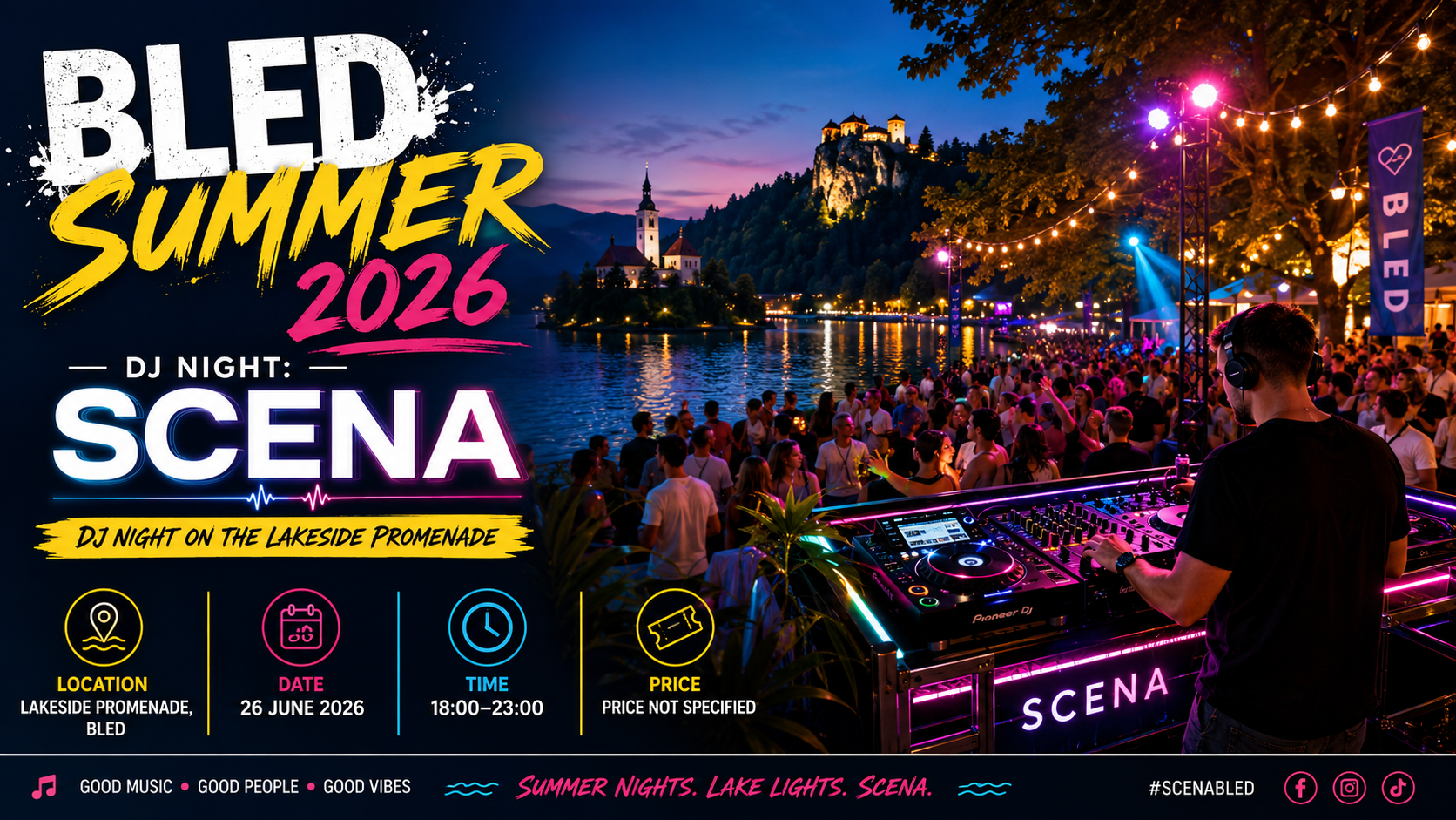 Bled Summer 2026 — Ночь диджеев: SCENA